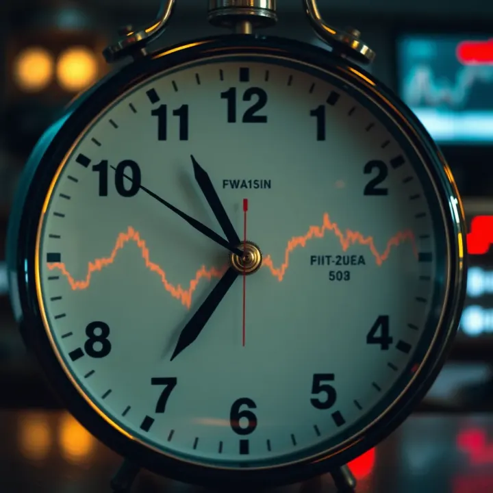 Clock showing Asian forex trading session hours aligned with Pakistan timezone