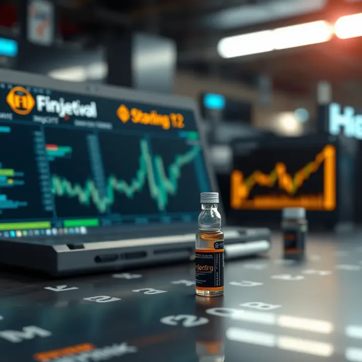 Visual representation of blockchain technology and risk factors affecting Injective Protocol value