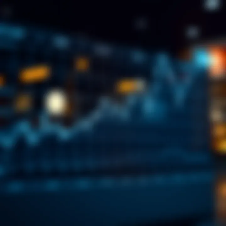 Graph showing upward and downward trends of ADA Cardano cryptocurrency over time