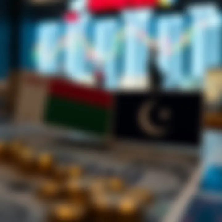 Factors Influencing AED to PKR Exchange Rate Movements Infographic depicting economic and geopolitical factors influencing currency exchange between UAE and Pakistan