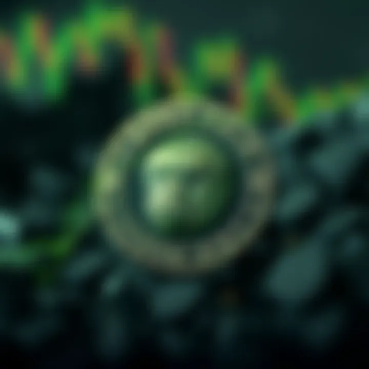 Visual representation of factors impacting Ape Coin's future value including market sentiment, technological developments, and investor behavior