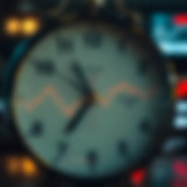 Clock showing Asian forex trading session hours aligned with Pakistan timezone