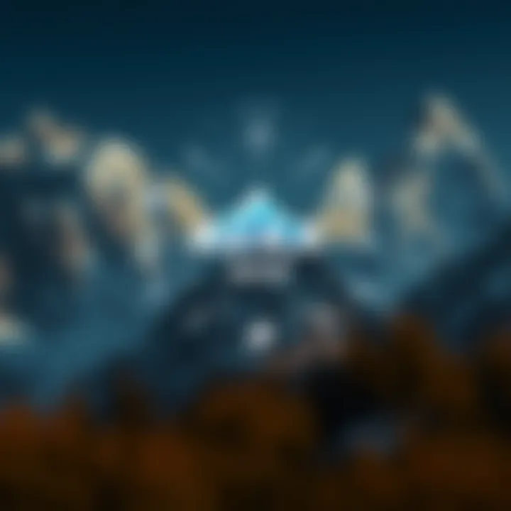 Key Influences on AVAX Price in the Avalanche Ecosystem Visual representation of Avalanche ecosystem with highlighted factors influencing AVAX price