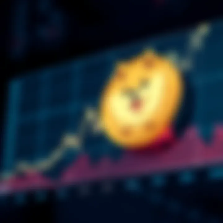 Graph illustrating Baby Doge Coin price fluctuations over time with upward and downward trends