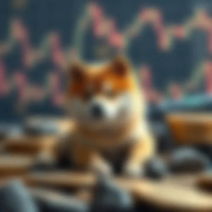 Visual representation of key factors impacting Baby Doge Coin value including market sentiment and investor activity