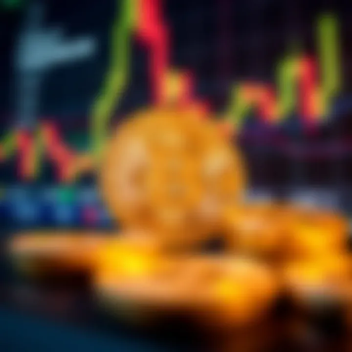 Cryptocurrency chart with key indicators predicting Bitcoin Cash future price