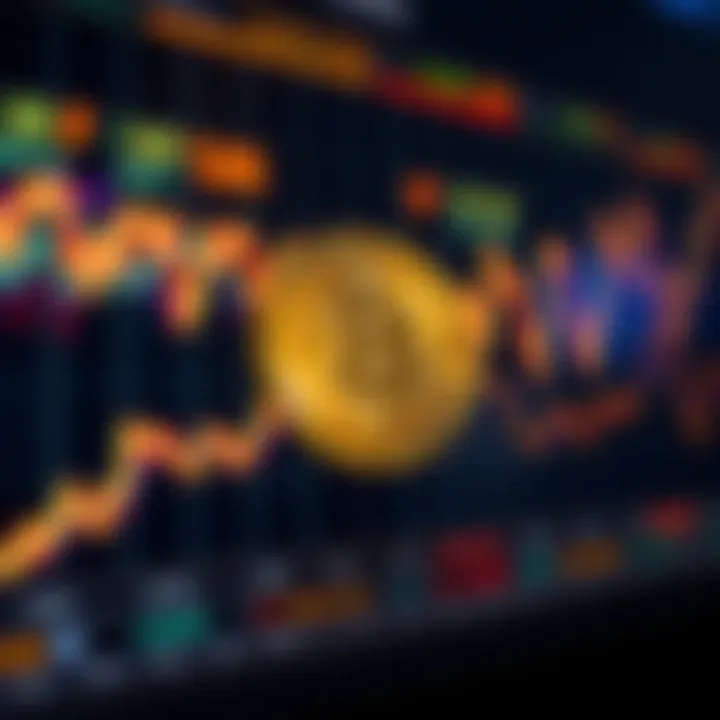 Graph depicting BGB coin price fluctuations and market trends