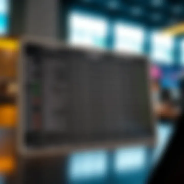 A detailed comparison chart displaying key features of top binary option brokers in Pakistan