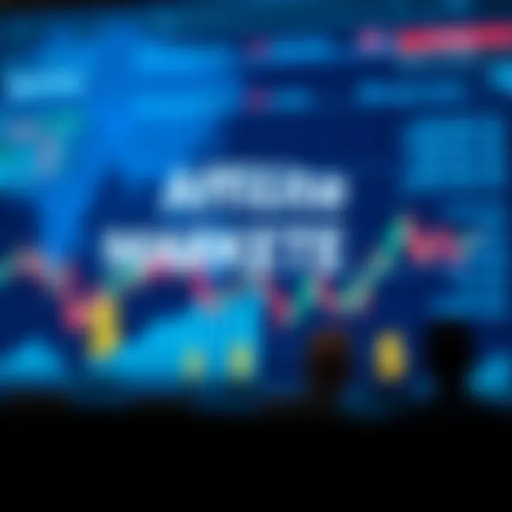 Illustration showing the affiliate marketing concept with digital charts and currency symbols representing earnings