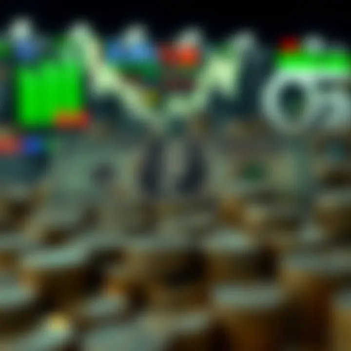 Economic and Geopolitical Factors Affecting the US Dollar in Pakistan Visual representation of economic factors influencing currency value including government policy, market dynamics, and geopolitical events