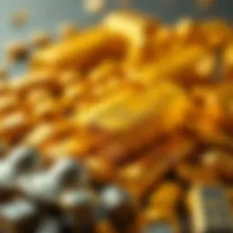 Key Factors Shaping Long-Term Gold Value Illustration of factors affecting gold value including inflation, currency exchange, central bank policies, and demand from India