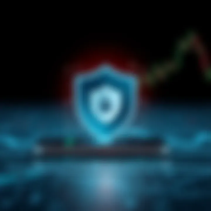 Secure digital shield symbol overlaid on a smartphone representing app security and local compliance