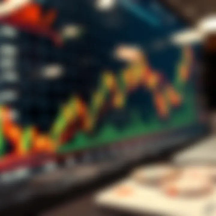 Graph displaying forex trading trends with Pakistani rupee and global currencies