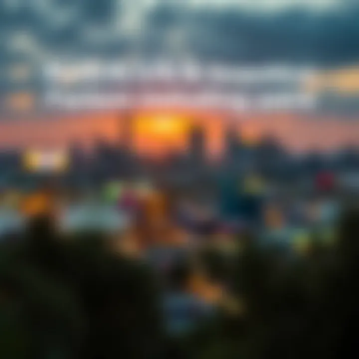 Visual representation of global factors including commodity prices and geopolitical events impacting AUD/USD currency pair