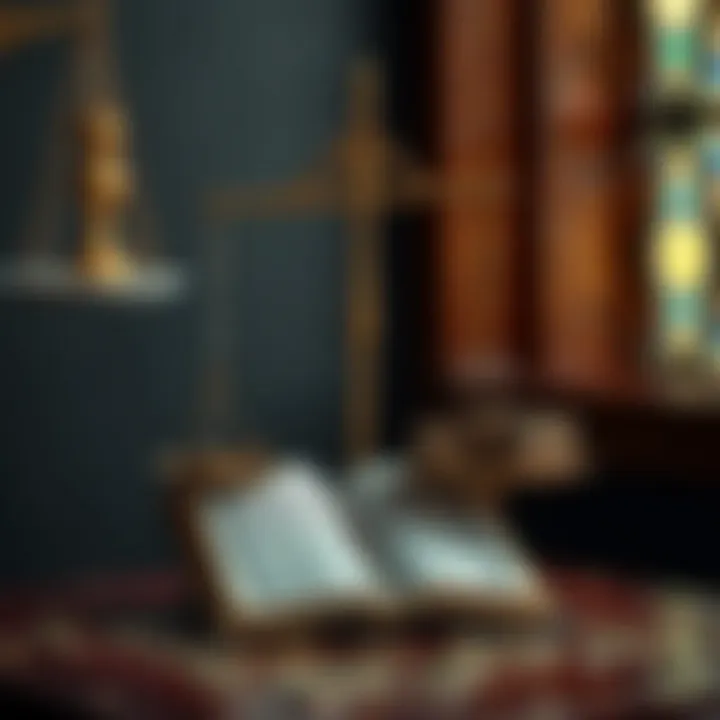 Islamic scales balancing coins and Quran symbolizing ethical trading principles