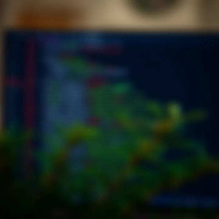 Custom Trading Strategy Development Using Pine Script in TradingView Code editor displaying Pine Script code for creating a custom trading strategy with annotations and syntax highlighting