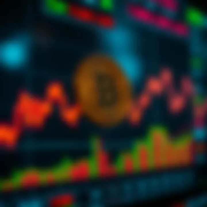 Graph showing upward and downward trends of Pepe Coin prices on a digital chart