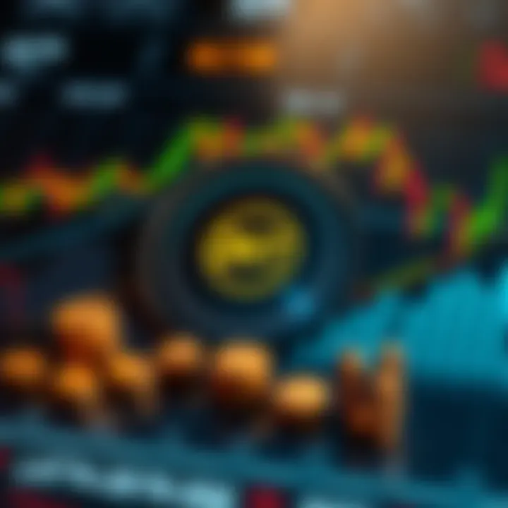 Key Factors Impacting Quant Token Market Value Visual representation of factors influencing Quant token's market value with charts and financial icons