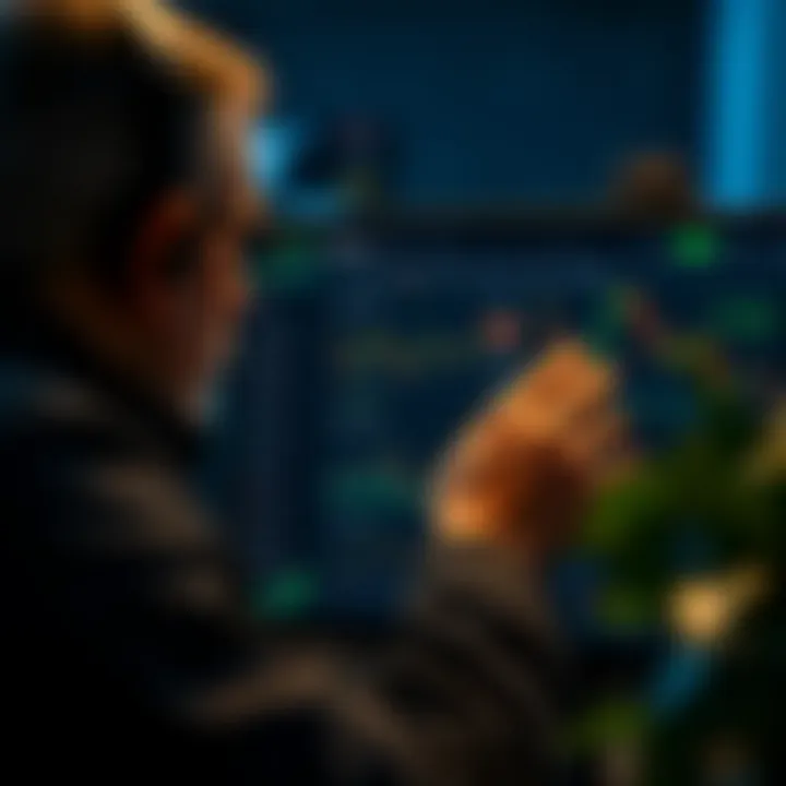 A user navigating the withdrawal section on the Quotex trading platform interface