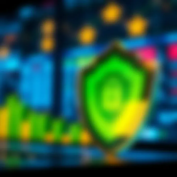 Ensuring Secure and Smooth Withdrawals on Quotex Secure transaction shield representing protection against fraud and delays in online trading withdrawals