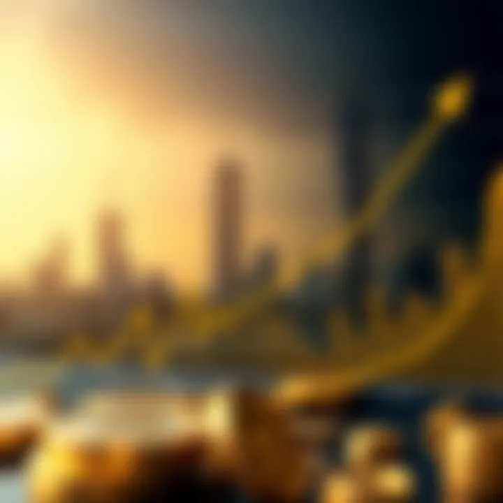 Graph showing fluctuations in gold prices influenced by economic factors in Pakistan