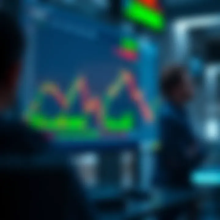 Visual representation of risk management strategies for binary options trading using TradingView tools