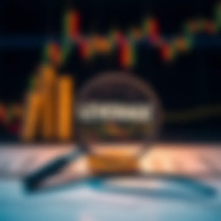 Leverage and Risk Balance in CFD Trading Illustration of leverage concept with magnifying glass highlighting profit and risk balance in CFD trading