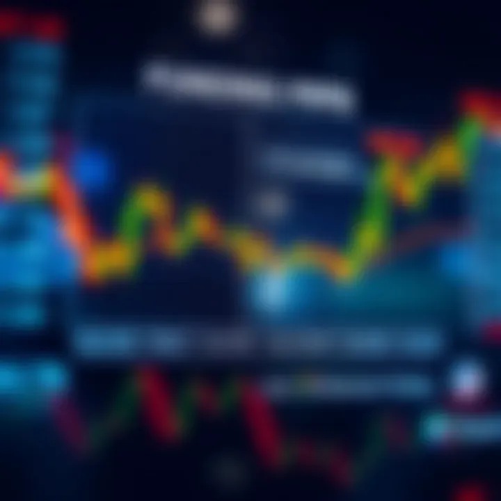 Graph illustrating the concept of funding pips in forex trading with currency pairs and cost impact