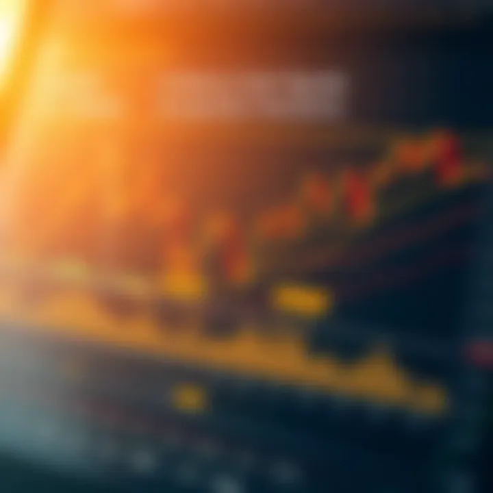 Diagram of market indicators and technical analysis tools used for interpreting gold investment signals