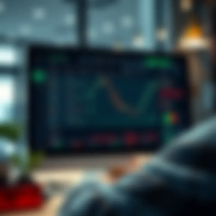 User interface of Quotex trading platform showing diverse asset options and trading tools