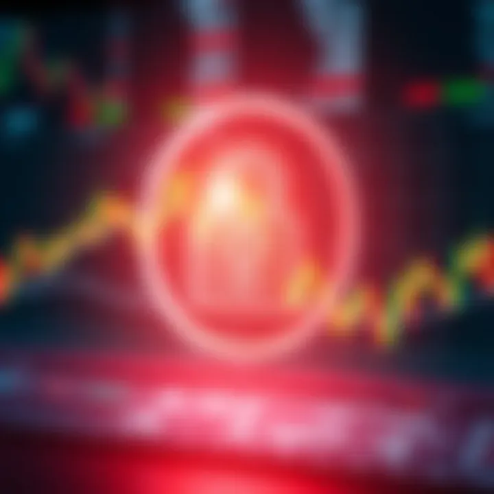 Ensuring Security in Online Trading Environments Secure digital lock symbol over financial graphs representing online trading security