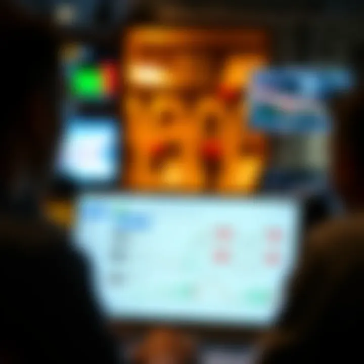 Engaging Community and Analytical Features on TradingView TradingView platform interface showing community chat and market analysis features