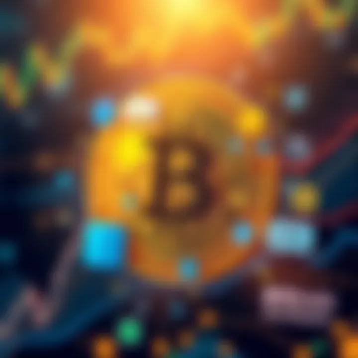 Influence of Regulation and Technology on Bitcoin's Future Digital illustration of Bitcoin symbol with regulatory icons and technology elements