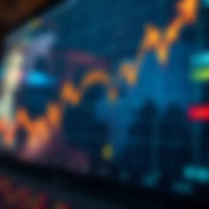 Graph showing fluctuating exchange rate between US dollar and Pakistani rupee