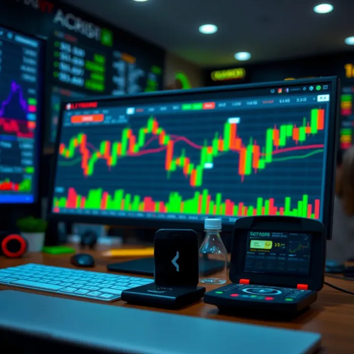 Effective Risk Management in CFD Trading Conceptual representation of risk management strategies in CFD trading with charts, stop-loss examples, and market analysis tools