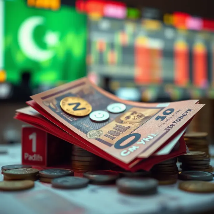 Illustration of economic indicators and government policies impacting currency investment