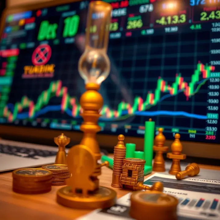Forex Market Risk Management and Regulatory Framework in Pakistan Illustration of financial charts, risk indicators, and Pakistani regulatory elements symbolizing forex market oversight