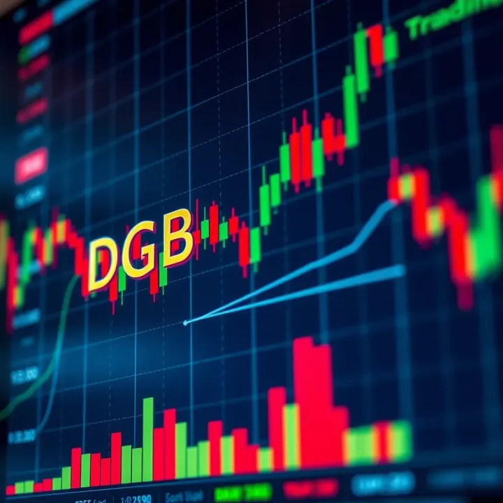 Technical Analysis and Future Price Prediction for DGB Technical chart displaying key indicators and future price predictions for DGB