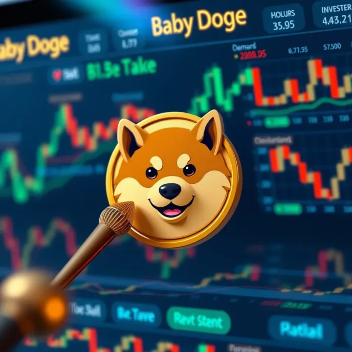 Key Influences on Baby Doge Coin Market Performance Conceptual chart showing factors impacting Baby Doge Coin value including market demand and investor sentiment