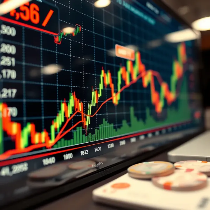 Graph displaying forex trading trends with Pakistani rupee and global currencies