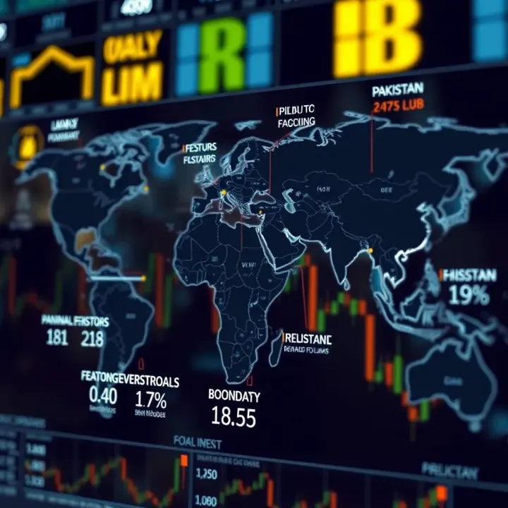 Global Factors Affecting Gold Investment in Pakistan Global map highlighting factors influencing gold demand and investment outlook