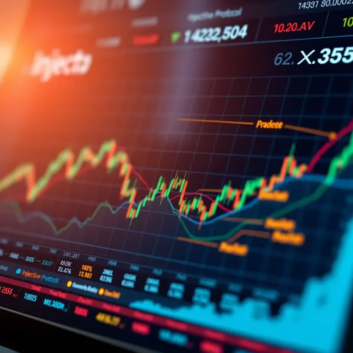 Injective Protocol Price Trends and Market Influences Graph showing the price trends of Injective Protocol with highlighted key market influences
