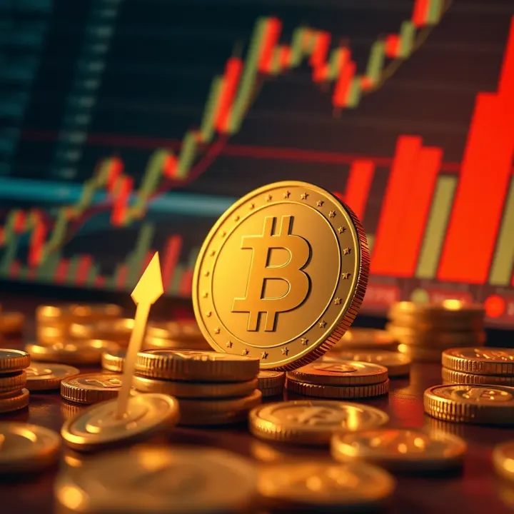 Market Factors Influencing Pepe Coin Value Illustration of financial data and cryptocurrency symbols representing market factors affecting token value