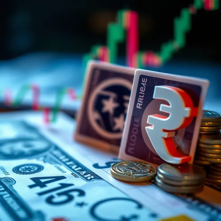 Illustration showing economic policy impact on currency exchange rate dynamics in Pakistan