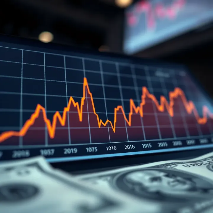 Graph depicting trends and factors affecting the US dollar rate against Pakistani rupee with forecasting outlook