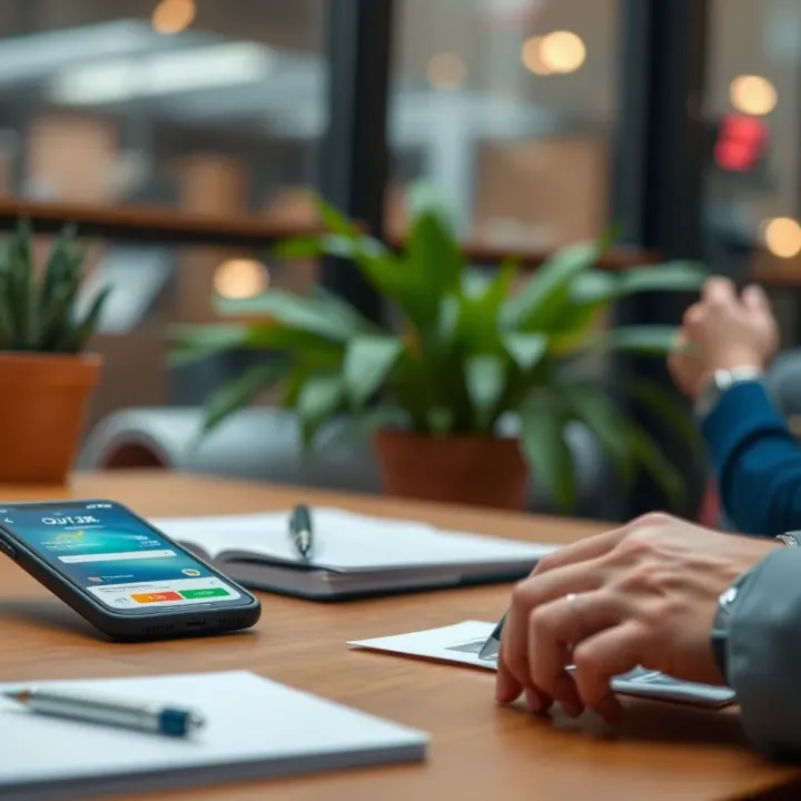 Overview of account setup and secure payment options available on the Quotex app