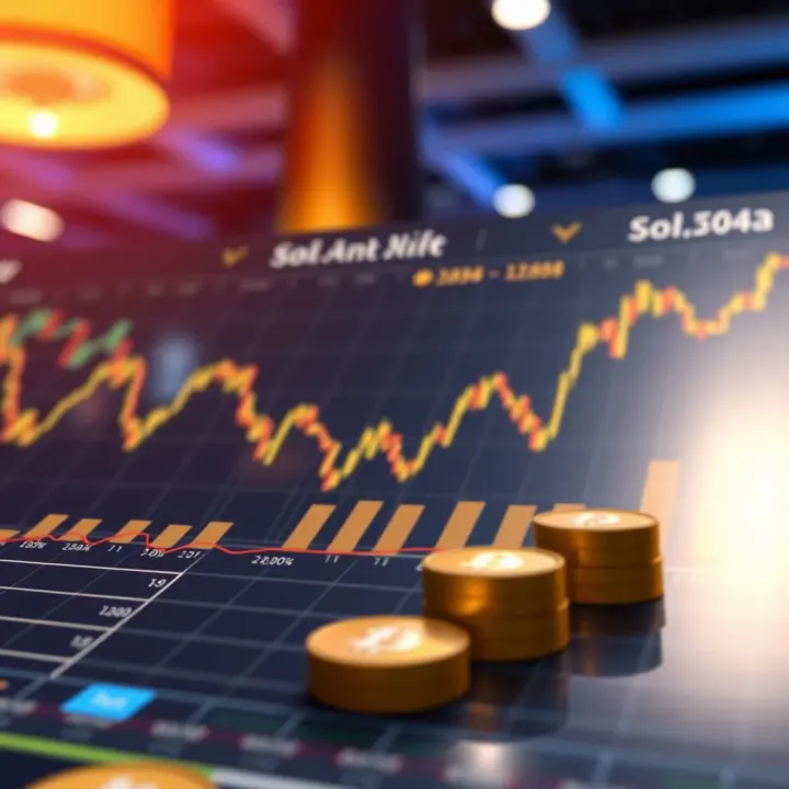 Chart depicting factors influencing Solana's market value with investment insights