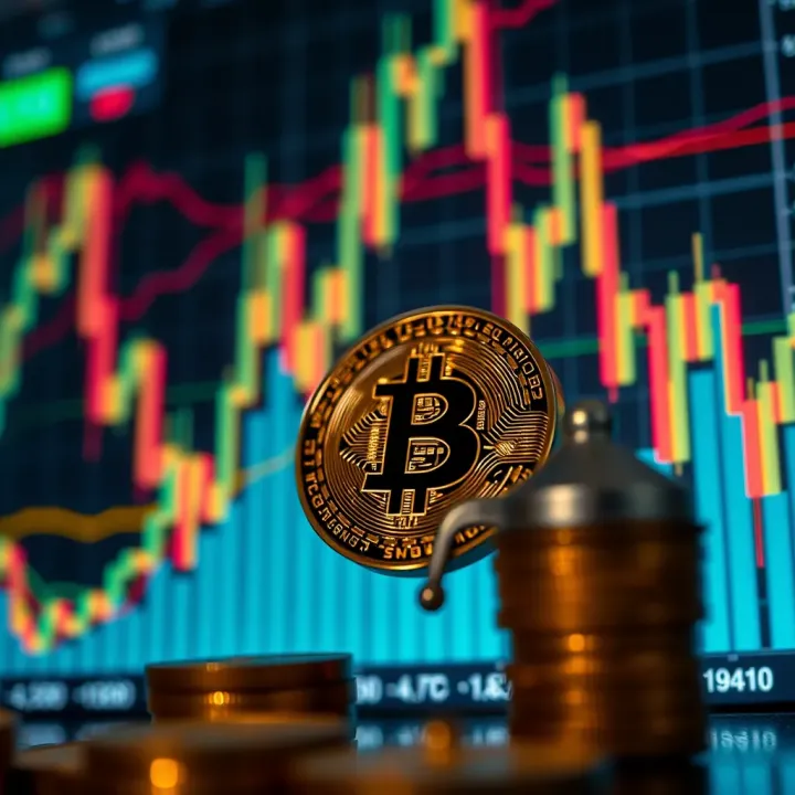 Economic Influences on Bitcoin Market Forecast Financial chart highlighting economic factors influencing Bitcoin in Pakistan