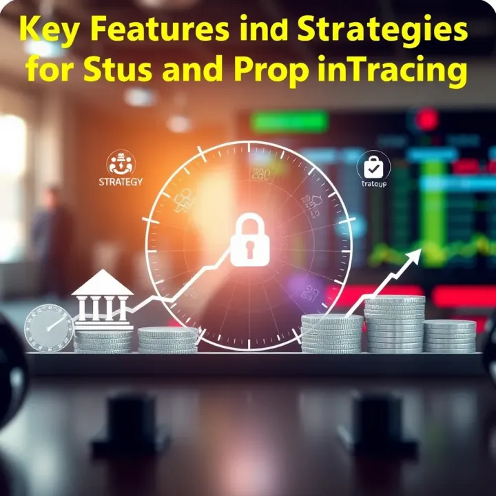 Graphical representation of financial growth with icons symbolizing strategy, security, and legal compliance
