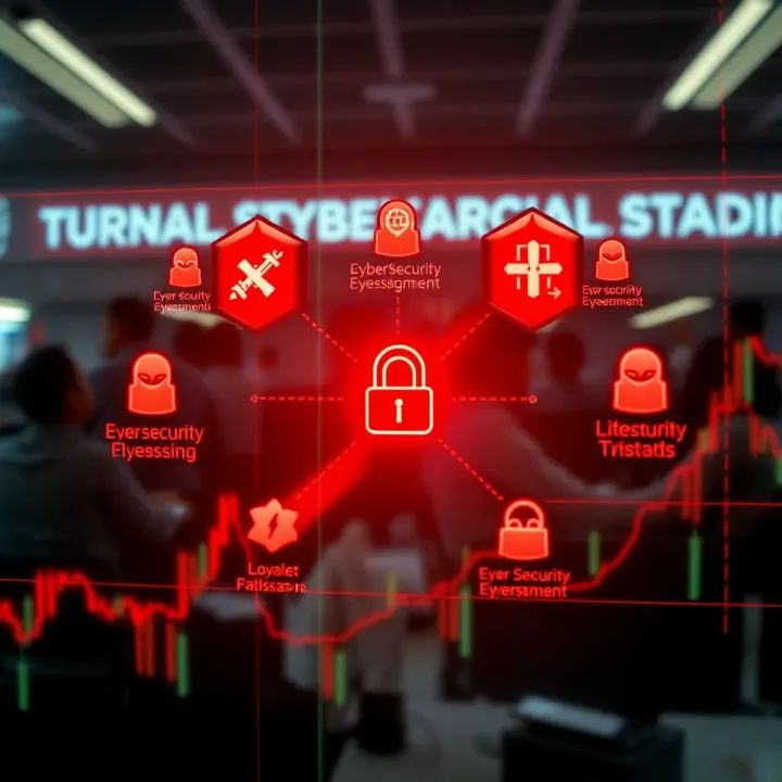 Graphic depicting various cybersecurity threats targeting digital systems in Pakistan